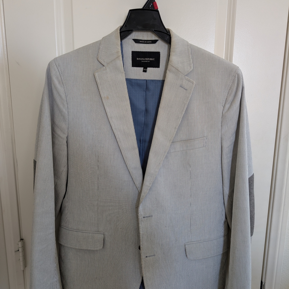 Banana Republic Gray Men's Blazer